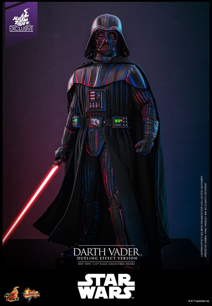 Dark Vador Dueling Effect par Hot Toys - figurine 1/6 Star Wars de 35 cm - Reference MMS777