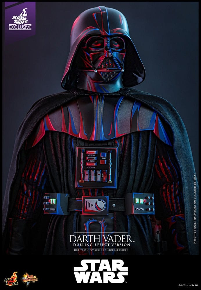 Dark Vador Dueling Effect par Hot Toys - figurine 1/6 Star Wars de 35 cm - Reference MMS777