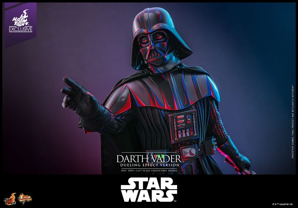 Dark Vador Dueling Effect par Hot Toys - figurine 1/6 Star Wars de 35 cm - Reference MMS777