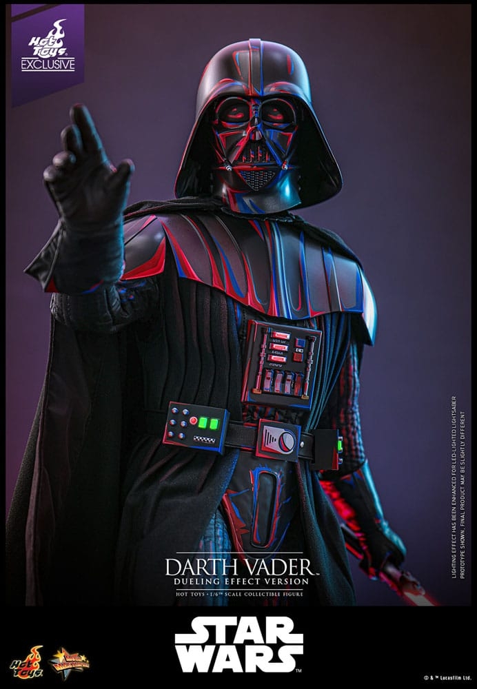 Dark Vador Dueling Effect par Hot Toys - figurine 1/6 Star Wars de 35 cm - Reference MMS777