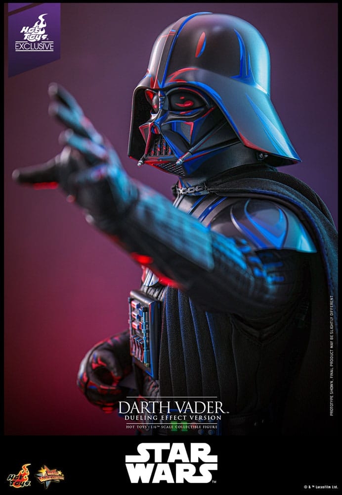 Dark Vador Dueling Effect par Hot Toys - figurine 1/6 Star Wars de 35 cm - Reference MMS777