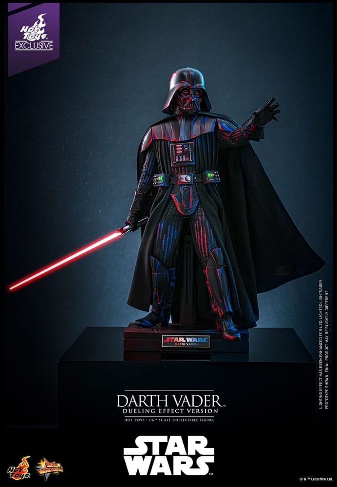 Dark Vador Dueling Effect par Hot Toys - figurine 1/6 Star Wars de 35 cm - Reference MMS777