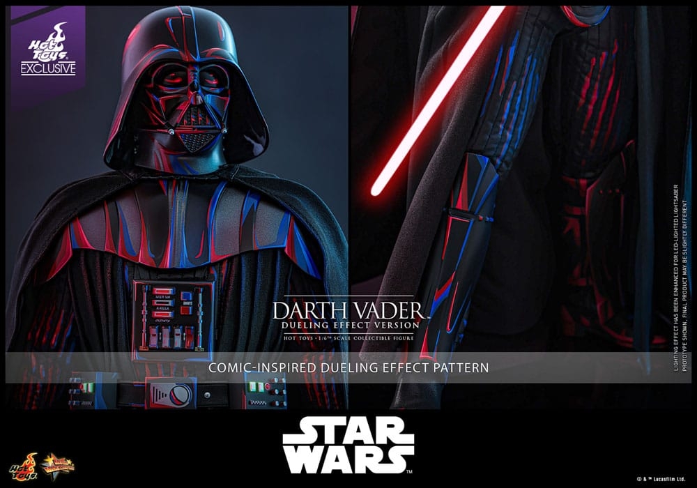 Dark Vador Dueling Effect par Hot Toys - figurine 1/6 Star Wars de 35 cm - Reference MMS777