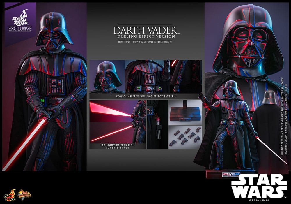 Darth Vader by Hot Toys Dueling Effect version - Star Wars 1/6 scale action figure - Reference MMS777