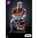 Clone Commando Boss par Hot Toys - figurine 1/6 Star Wars : The Clone Wars de 30 cm - Reference TMS151