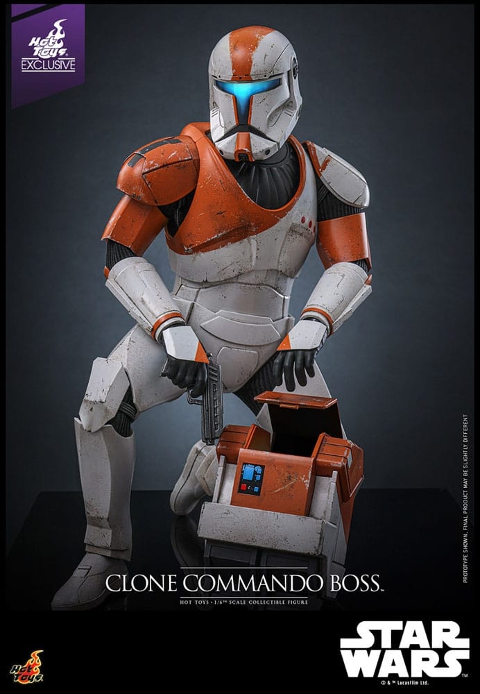 Clone Commando Boss par Hot Toys - figurine 1/6 Star Wars : The Clone Wars de 30 cm - Reference TMS151