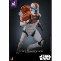 Clone Commando Boss par Hot Toys - figurine 1/6 Star Wars : The Clone Wars de 30 cm - Reference TMS151