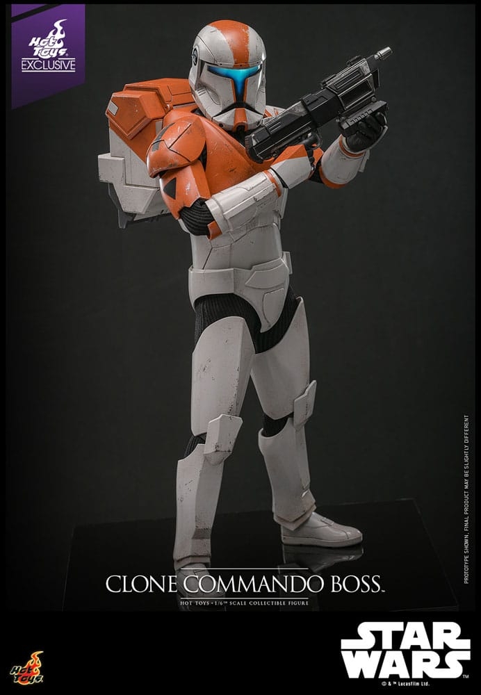 Clone Commando Boss par Hot Toys - figurine 1/6 Star Wars : The Clone Wars de 30 cm - Reference TMS151
