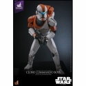 Clone Commando Boss par Hot Toys - figurine 1/6 Star Wars : The Clone Wars de 30 cm - Reference TMS151