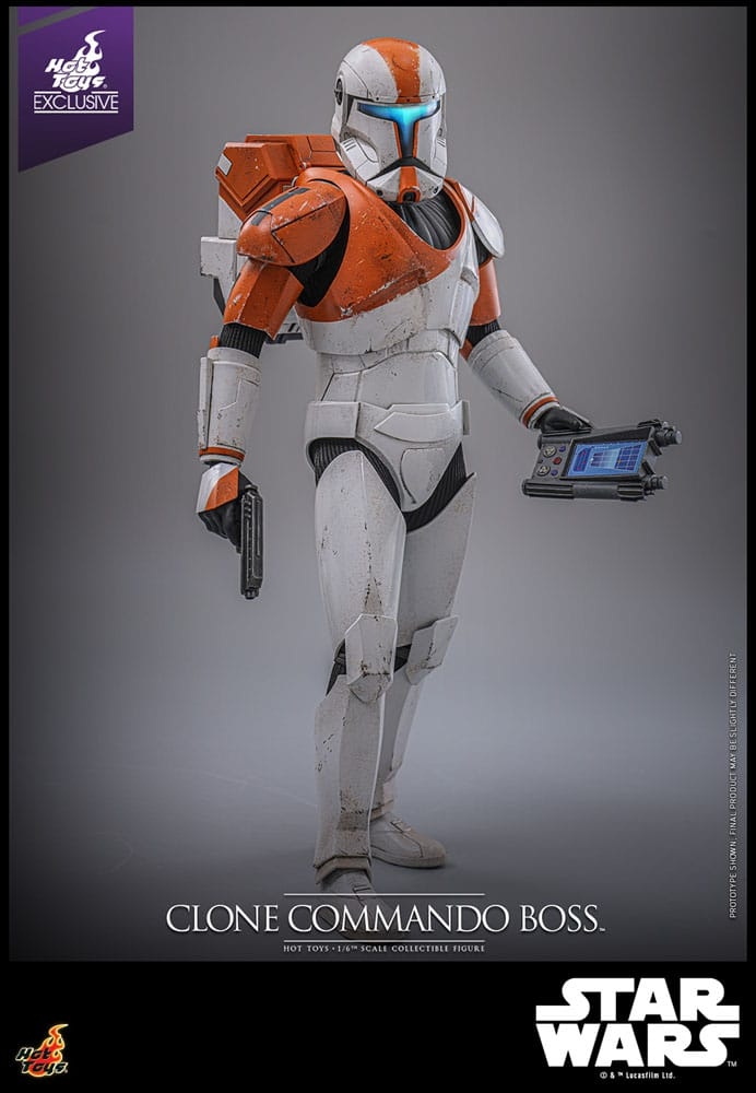 Clone Commando Boss par Hot Toys - figurine 1/6 Star Wars : The Clone Wars de 30 cm - Reference TMS151