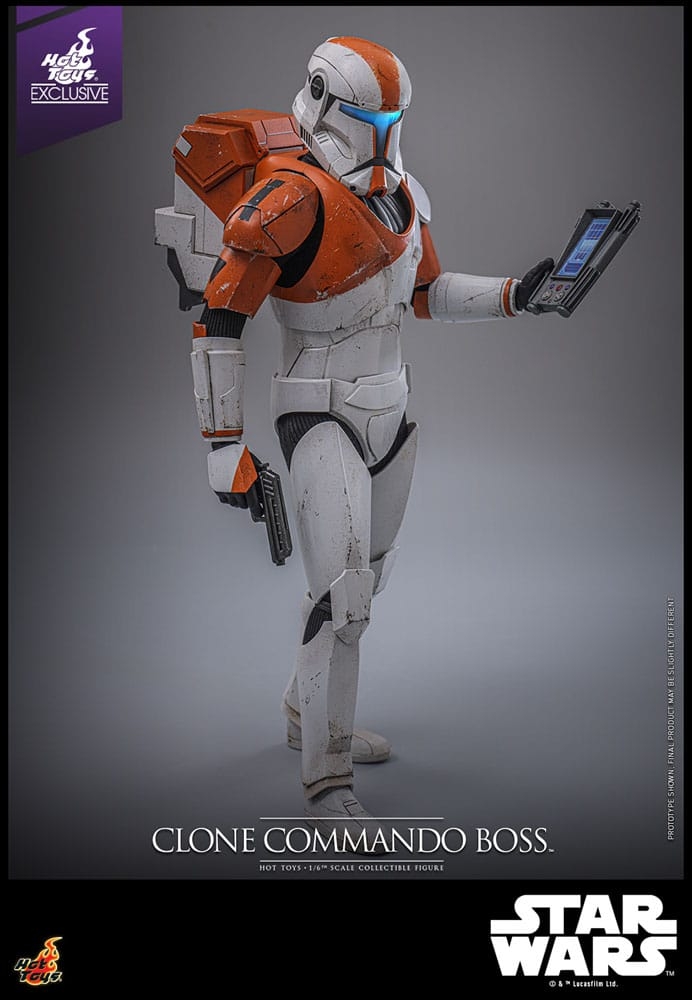 Clone Commando Boss par Hot Toys - figurine 1/6 Star Wars : The Clone Wars de 30 cm - Reference TMS151