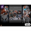 Clone Commando Boss par Hot Toys - figurine 1/6 Star Wars : The Clone Wars de 30 cm - Reference TMS151