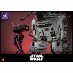 Chopper (C1-10P) et BD-1 (imperial disguise) par Hot Toys - figurine 1/6 Star Wars de 18 cm - Reference TMS152