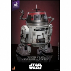 Chopper (C1-10P) and BD-1 (imperial disguise) van Hot Toys - Star Wars 1/6 schaal actiefiguur - TMS152