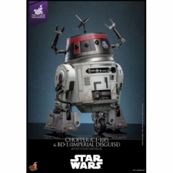 Chopper (C1-10P) and BD-1 (imperial disguise) van Hot Toys - Star Wars 1/6 schaal actiefiguur - TMS152