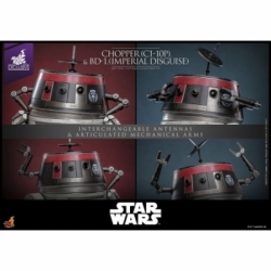 Chopper (C1-10P) and BD-1 (imperial disguise) van Hot Toys - Star Wars 1/6 schaal actiefiguur - TMS152