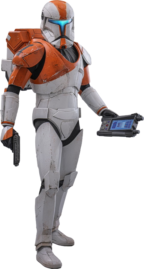 Clone Commando Boss par Hot Toys - figurine 1/6 Star Wars : The Clone Wars de 30 cm - Reference TMS151