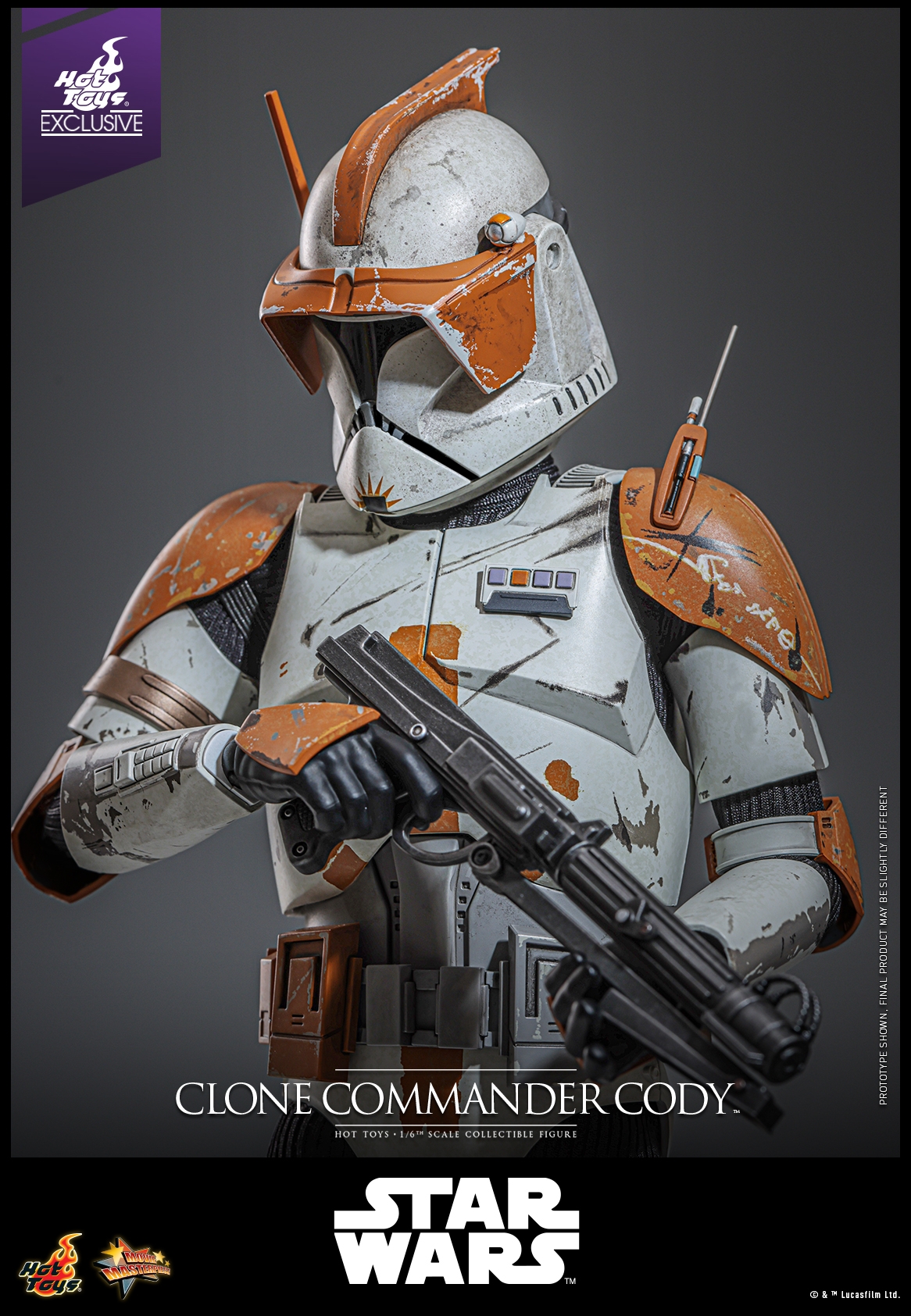Clone Commander Cody by Hot Toys - Star Wars Episode III: Revenge Of The Sith 1/6 scale action figure - Reference MMS796