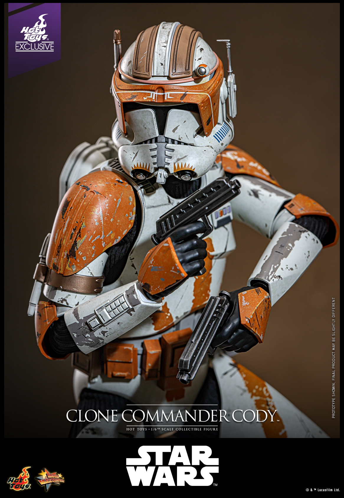 Clone Commander Cody by Hot Toys - Star Wars Episode III: Revenge Of The Sith 1/6 scale action figure - Reference MMS796
