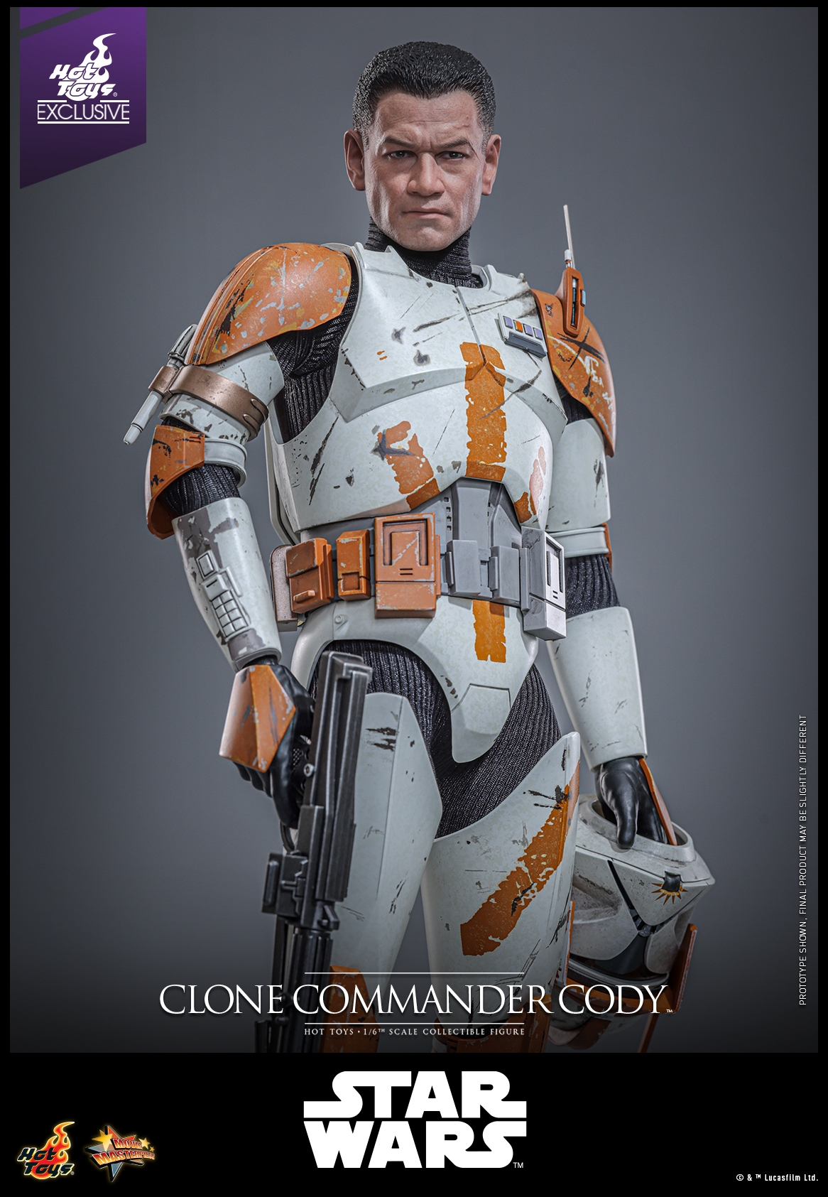 Clone Commander Cody by Hot Toys - Star Wars Episode III: Revenge Of The Sith 1/6 scale action figure - Reference MMS796