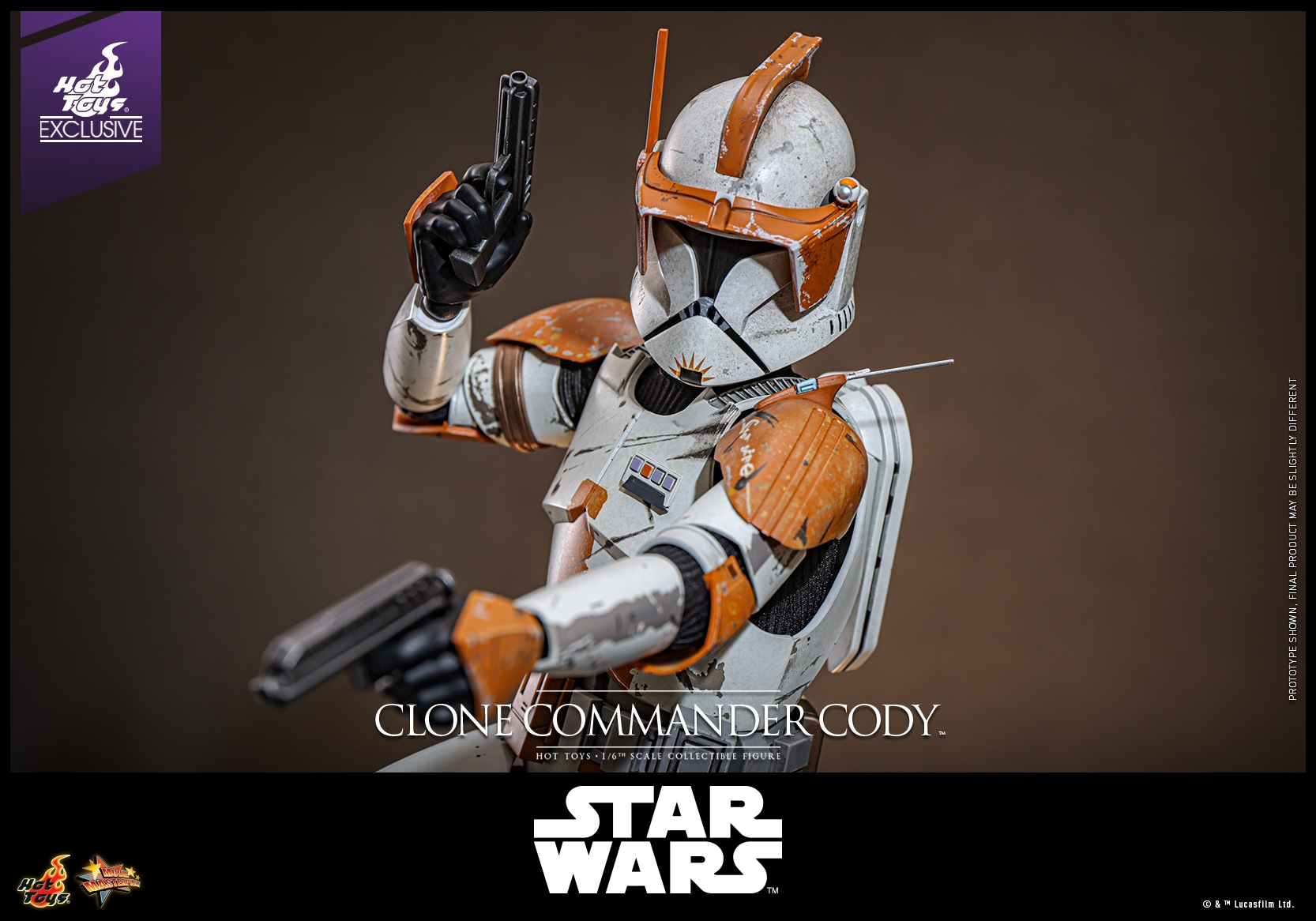 Clone Commander Cody by Hot Toys - Star Wars Episode III: Revenge Of The Sith 1/6 scale action figure - Reference MMS796