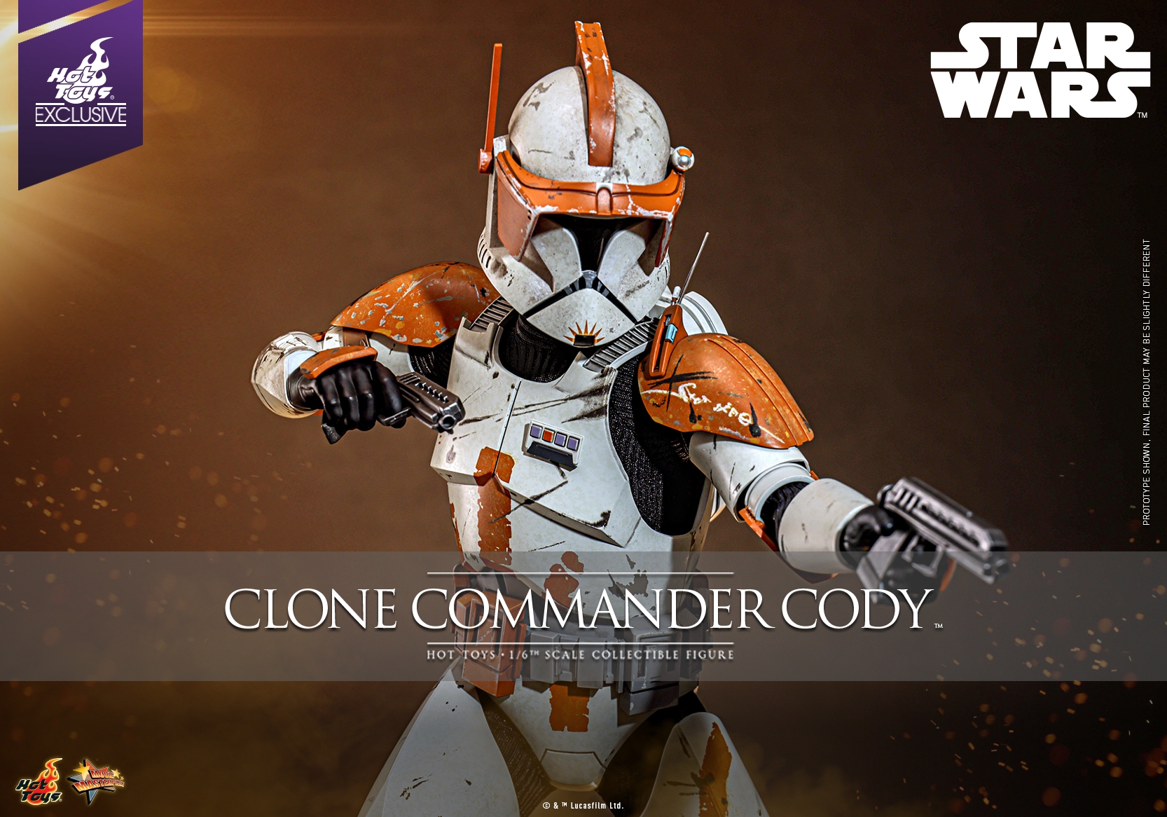 Clone Commander Cody by Hot Toys - Star Wars Episode III: Revenge Of The Sith 1/6 scale action figure - Reference MMS796