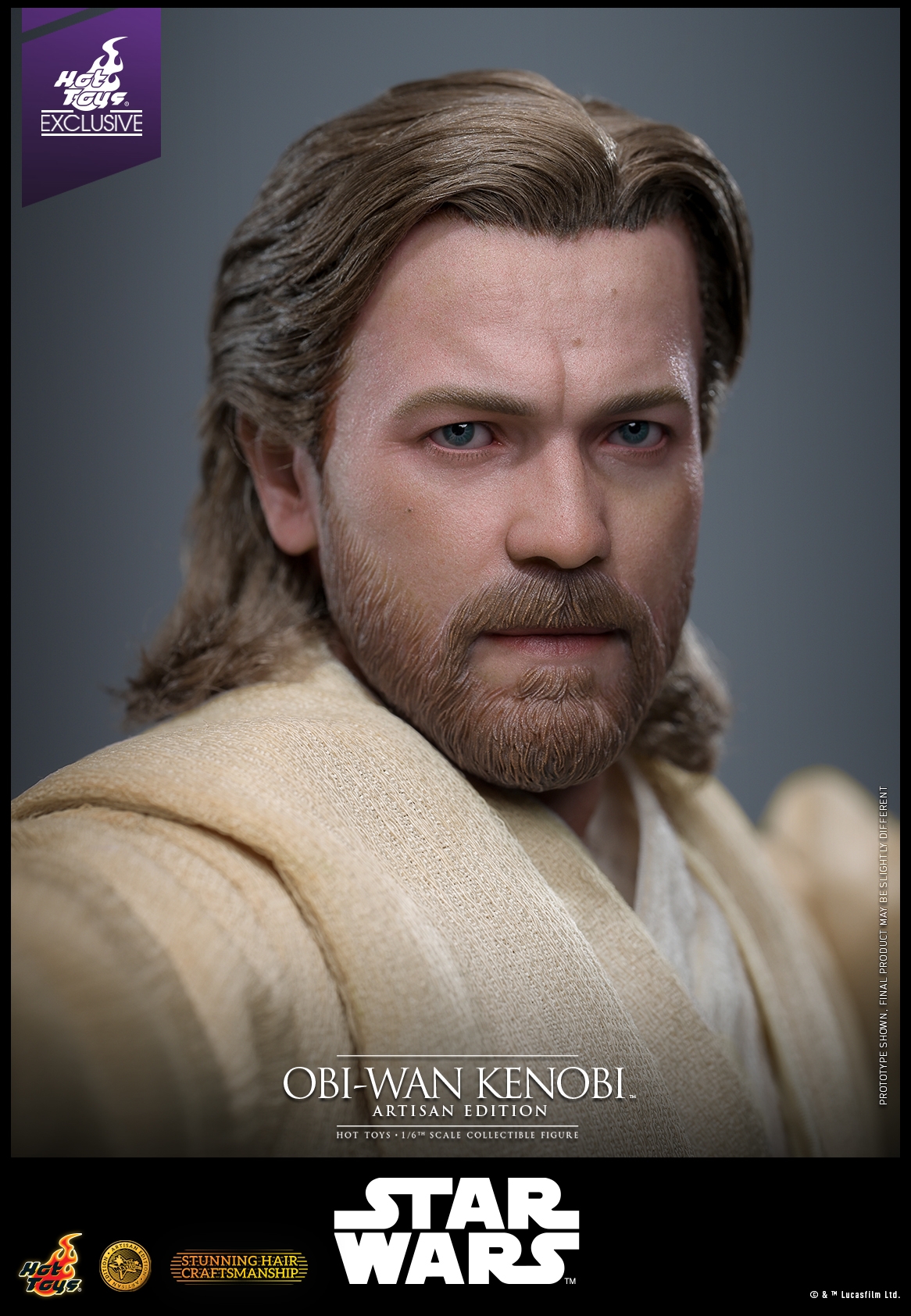 Obi-Wan Kenobi Artisan Edition par Hot Toys - figurine 1/6 Star Wars Episode II de 31 cm - Reference MMS809AE