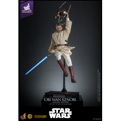 Obi-Wan Kenobi Artisan Edition par Hot Toys - figurine 1/6 Star Wars Episode II de 31 cm - Reference MMS809AE