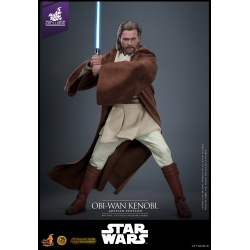 Obi-Wan Kenobi Artisan Edition par Hot Toys - figurine 1/6 Star Wars Episode II de 31 cm - Reference MMS809AE