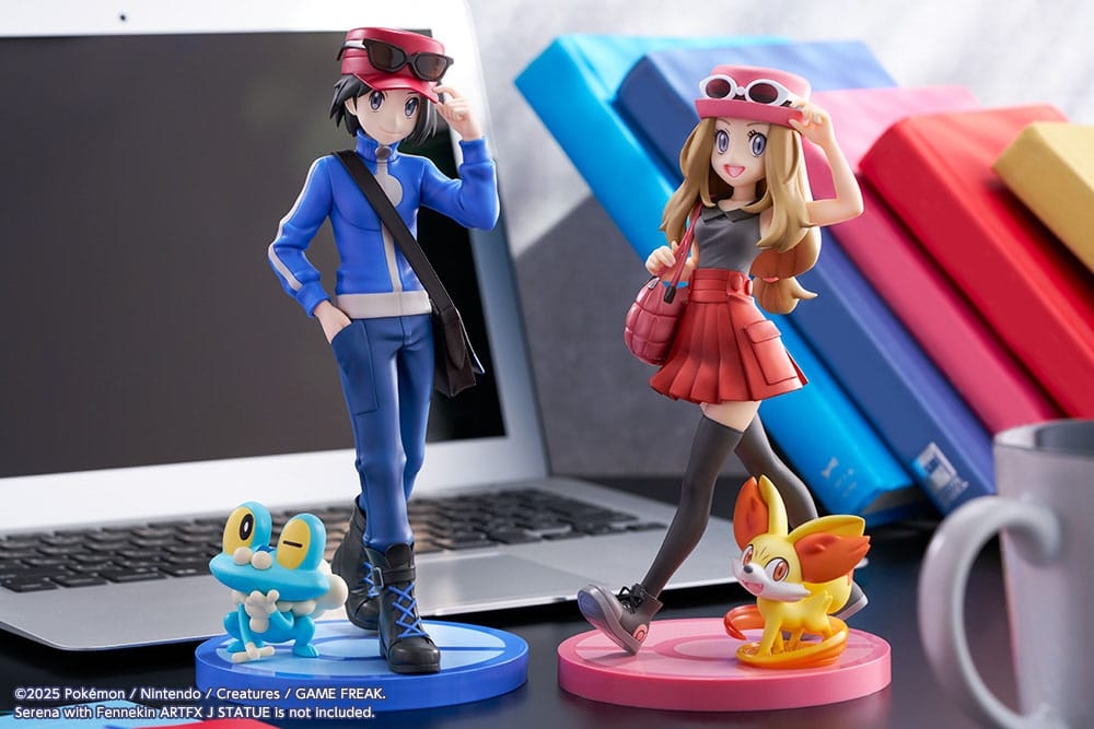 Kalem et Grenousse ARTFXJ par Kotobukiya - figurine 1/8 Pokemon de 20 cm