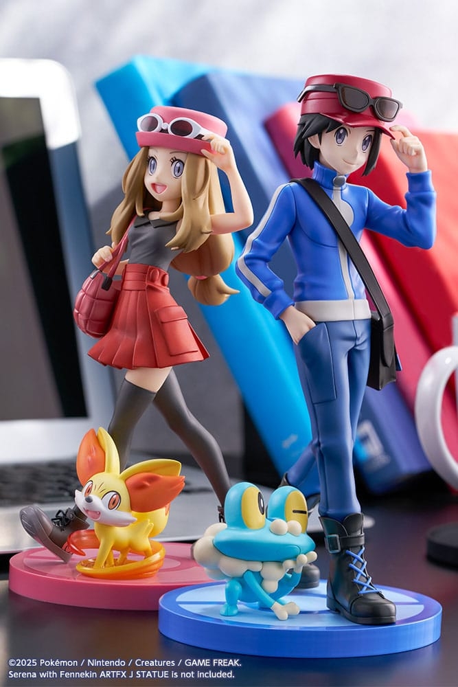 Kalem and Froakie ARTFXJ by Kotobukiya - Pokemon 1/8 scale figure