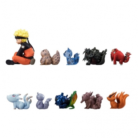 Naruto Uzumaki And Nine Tailed Beasts GEM Series Gaiden! by Megahouse - Naruto Shippuden 7 cm figures