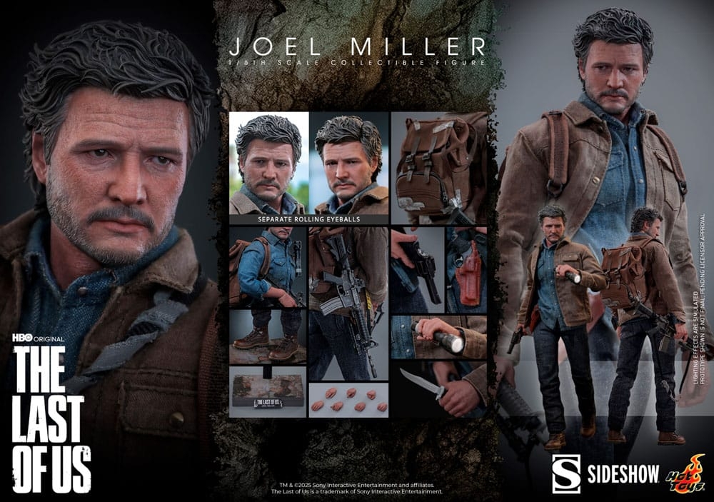 Joel Miller par Hot Toys - figurine 1/6 The Last Of Us de 30 cm - Reference TMS160