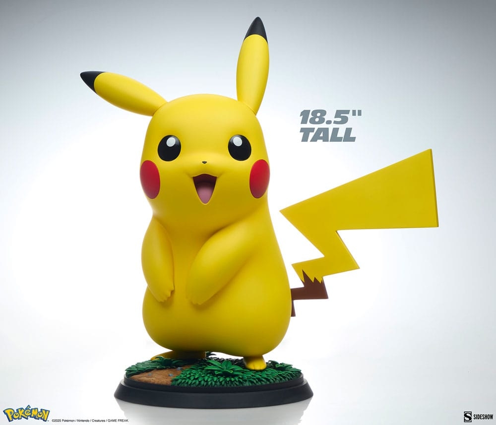 Pikachu Life-Size par Sideshow Collectibles - statue 1/1 Pokemon de 47 cm