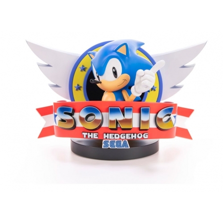 Sonic (Title Screen) par First 4 Figures F4F - statue Sonic The Hedgehog de 21 cm Sonic (Title Screen) par First 4 Figures F4F - statue Sonic The Hedgehog de 21 cm