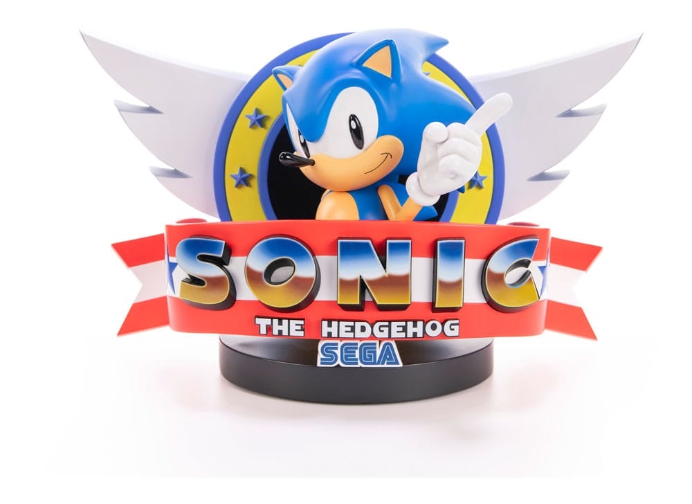 Sonic (Title Screen) par First 4 Figures F4F - statue Sonic The Hedgehog de 21 cm
