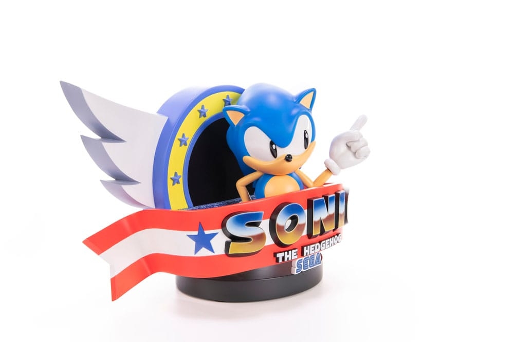 Sonic (Title Screen) par First 4 Figures F4F - statue Sonic The Hedgehog de 21 cm