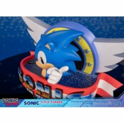 Sonic (Title Screen) van First 4 figuren F4F - Sonic The Hedgehog 21 cm standbeeld