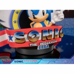 Sonic (Title Screen) van First 4 figuren F4F - Sonic The Hedgehog 21 cm standbeeld