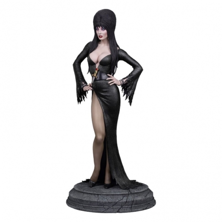 Elvira by Tweeterhead Black Glitter Dress version - Elvira: Mistress Of The Dark 1/4 scale statue