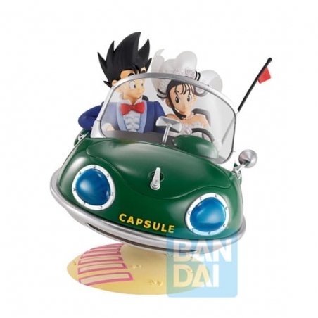 Goku et Chichi Ichibansho Snap Collection 2 par Banpresto - figurine Dragon Ball de 14 cm