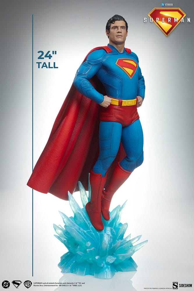 Superman Premium Format par Sideshow Collectibles - statue 1/4 Superman 2025 de 61 cm