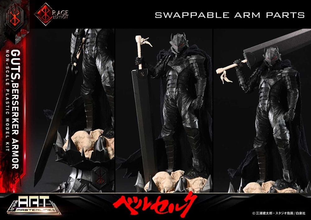 Guts (Berserker Armor Rage) Build Art Masterline by Prime 1 Studio - Berserk 30 cm figure