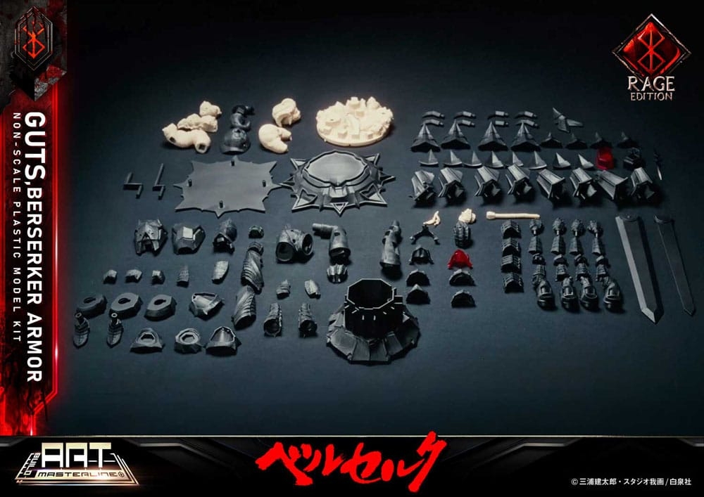 Guts (Berserker Armor Rage) Build Art Masterline par Prime 1 Studio - figurine Berserk de 30 cm