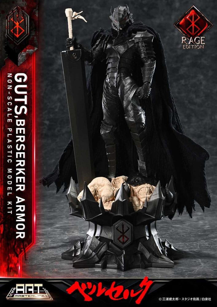 Guts (Berserker Armor Rage) Build Art Masterline par Prime 1 Studio - figurine Berserk de 30 cm