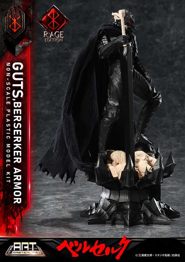 Guts (Berserker Armor Rage) Build Art Masterline par Prime 1 Studio - figurine Berserk de 30 cm