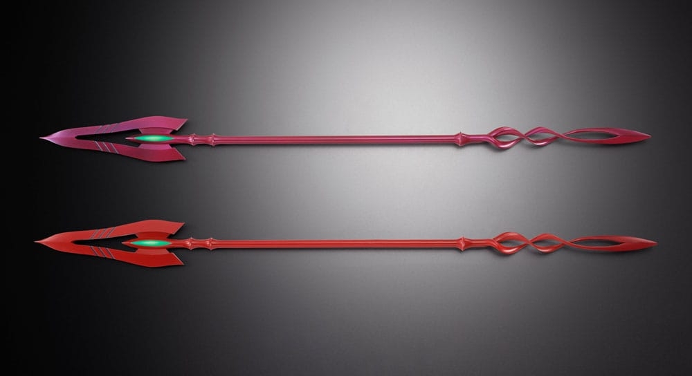 3 lances Evangelion 30th avec autre couleur Metal Build par Bandai Tamashii Nations - accessoire Evangelion de 40 cm