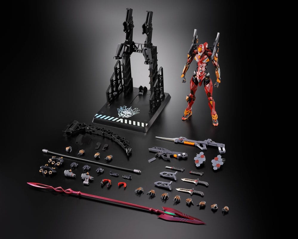 Production Model-02 with Cassius spear Metal Build by Bandai Tamashii Nations - Evangelion 22 cm action figure