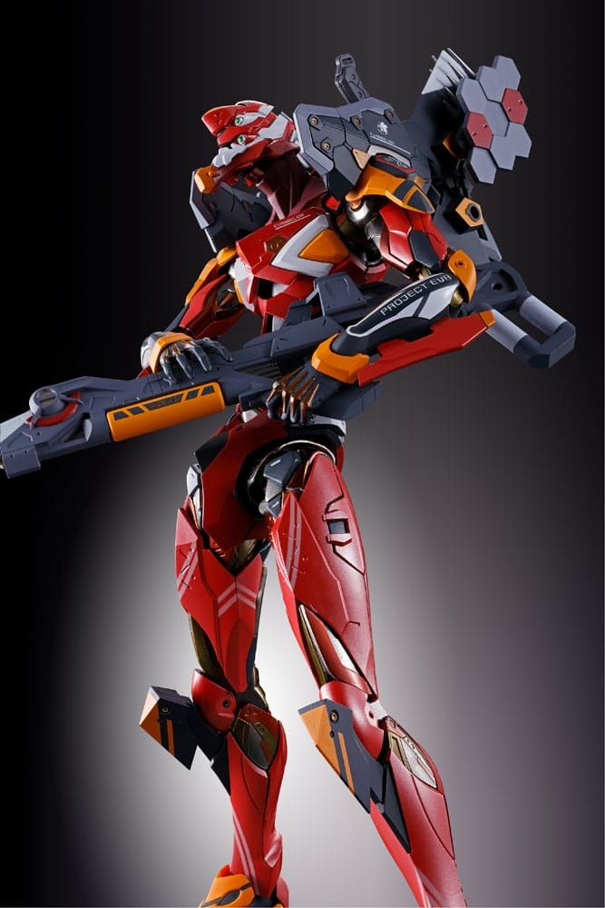 Production Model-02 with Cassius spear Metal Build by Bandai Tamashii Nations - Evangelion 22 cm action figure