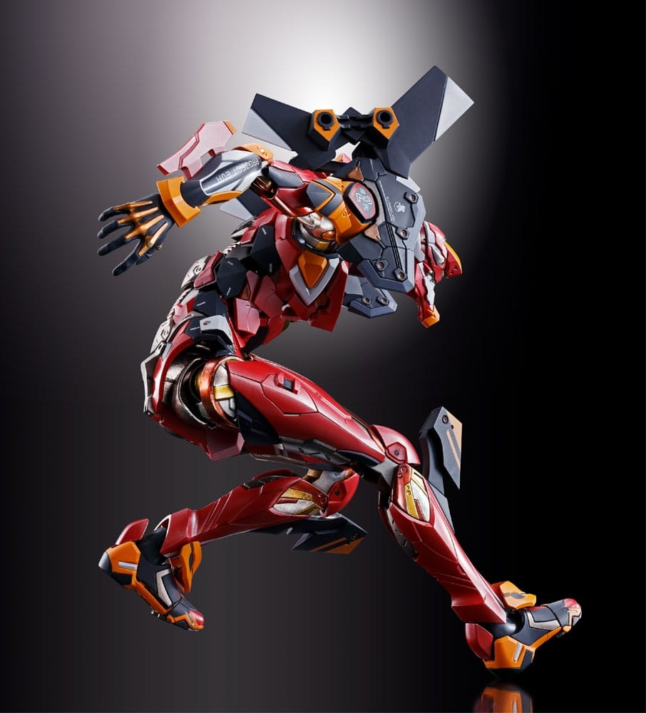 Production Model-02 avec lance de Cassius Metal Build par Bandai Tamashii Nations - figurine Evangelion de 22 cm